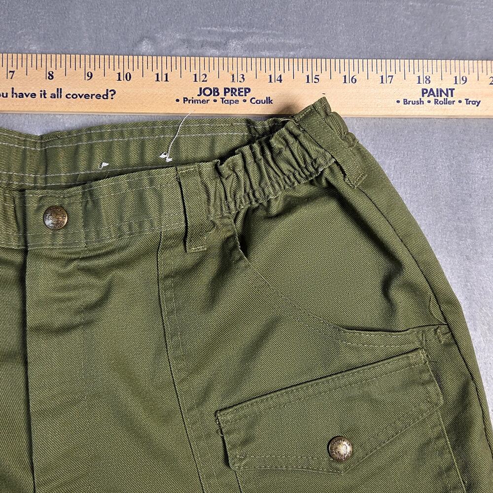 Boy Scouts of America Pants Mens 30x30 Green Good Vintage Uniform Cargo BSA - Picture 4 of 9